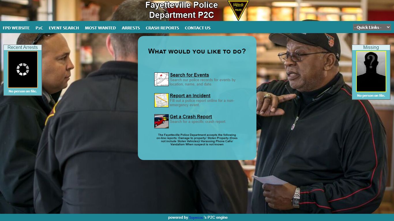 Fayetteville Police Department P2C