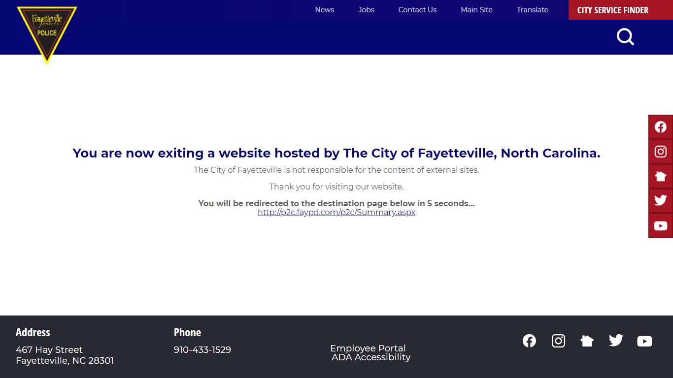 Incidents/Events | Fayetteville, NC